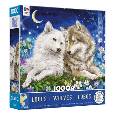 Wolves - Kayomi Harai - 1000pc Jigsaw Puzzle by Ceaco