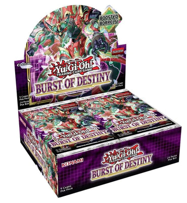 YUGIOH - BURST OF DESTINY 1ST EDITION BOOSTER PACK