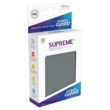 Ultimate Guard Supreme UX Sleeves Standard Size Grey (80)