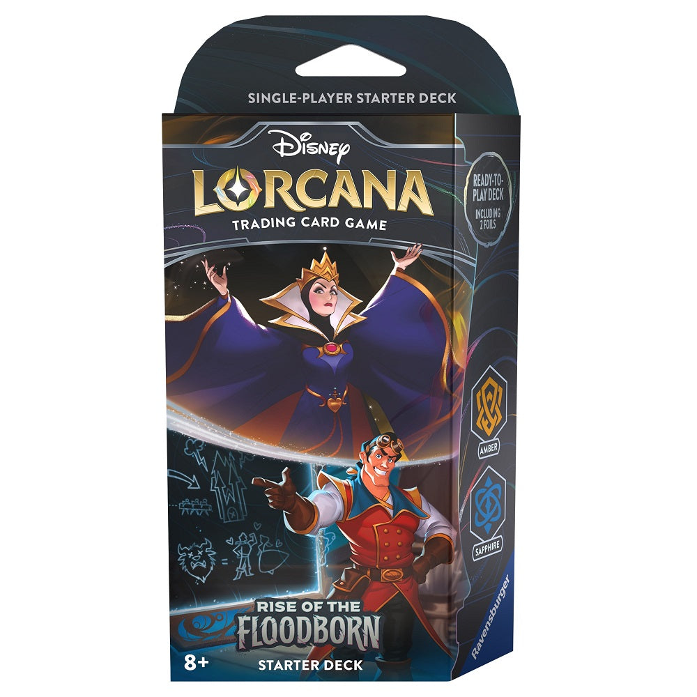 DISNEY LORCANA RISE O/T FLOODBORN STARTER AMBER/SAPPHIRE