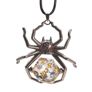 SD BLACK WIDOW D20 NECKLACE