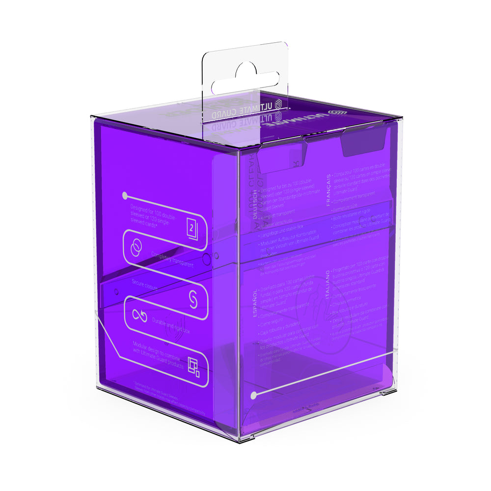 UG DECK CASE BOULDER 100+ CLEAR AMETHYST