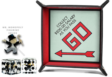 MONOPOLY BUNDLE DICE TRAY + MR. MONOPOLY DICE