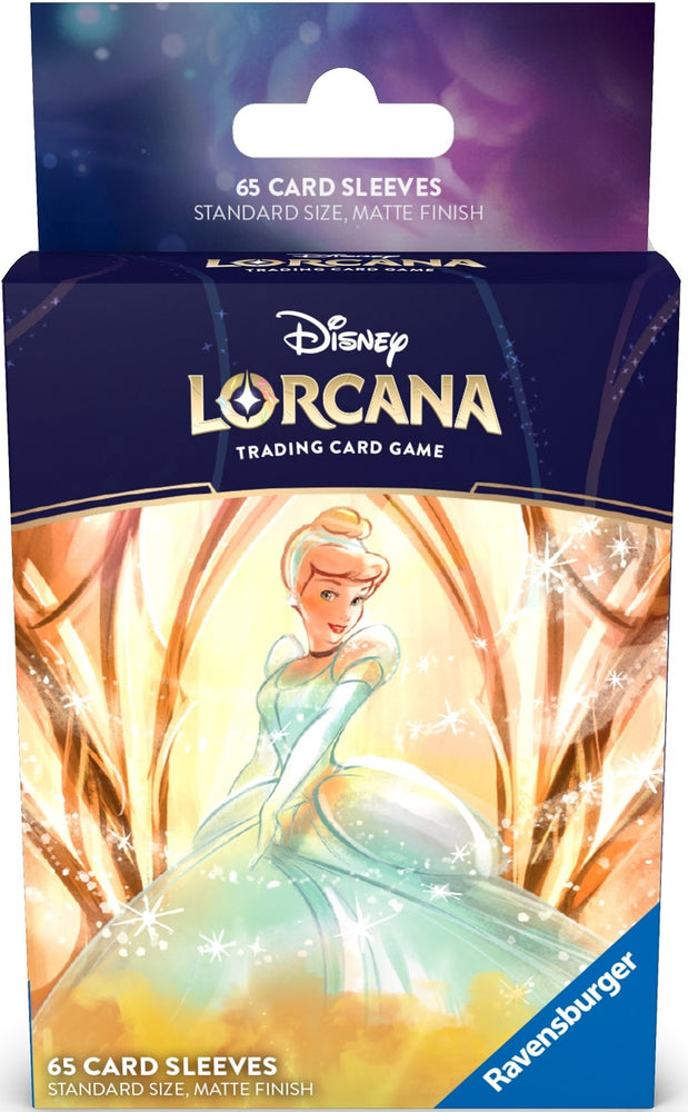 DISNEY LORCANA CARD SLEEVE SET 7 PACK A CINDERELLA