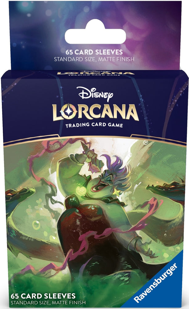 DISNEY LORCANA CARD SLEEVE SET 7 PACK B URSULA