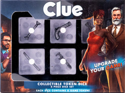 OVERSIZED DICE SET 22MM CLUE WEAPONS INCLUSIONS
