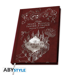 HARRY POTTER A5 NOTEBOOK "MARAUDER'S MAP"
