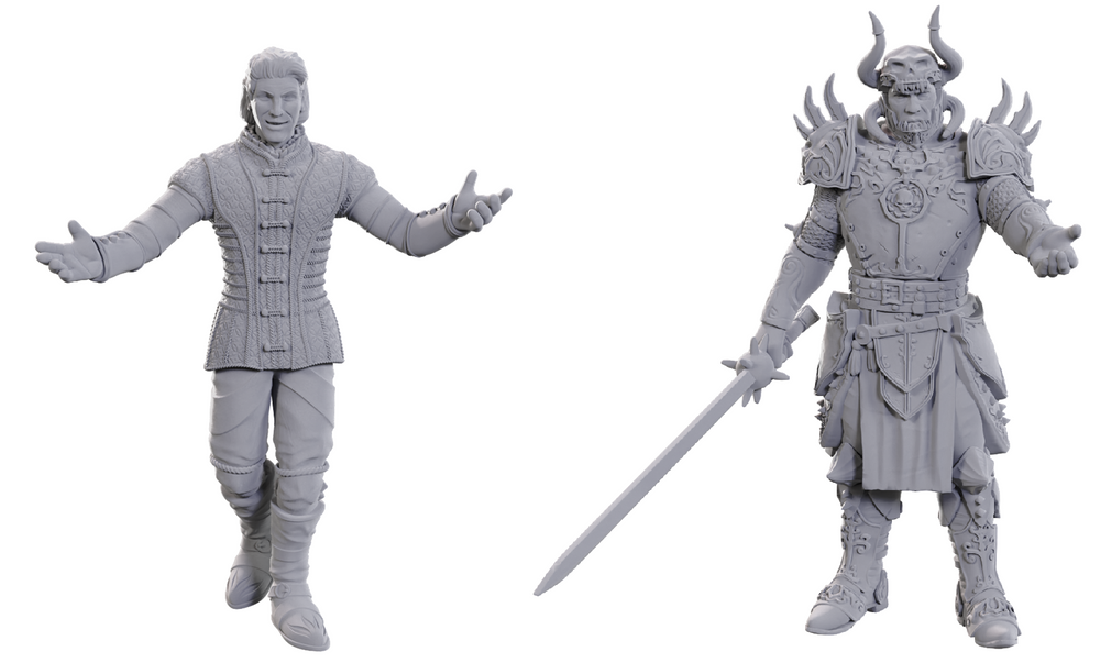 DND UNPAINTED MINIS SPECIAL EDITION BALDUR'S GATE 3 - SAREVOK ANCHEV & RAPHAEL