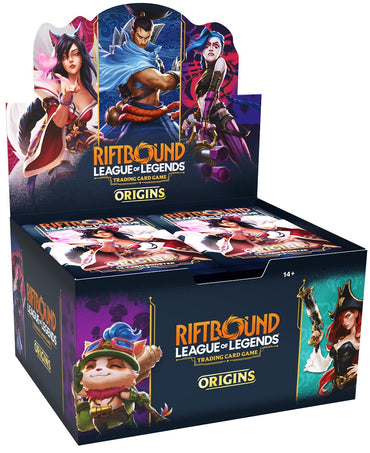RIFTBOUND LEAGUE OF LEGENDS TCG ORIGINS BOOSTER DISPLAY