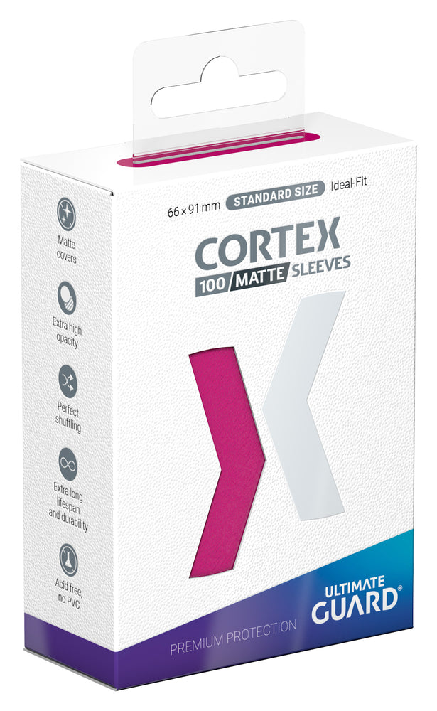 UG SLEEVES CORTEX STANDARD MATTE PINK 100CT