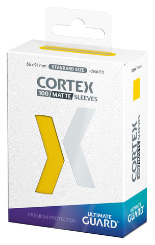 UG SLEEVES CORTEX STANDARD MATTE YELLOW 100CT