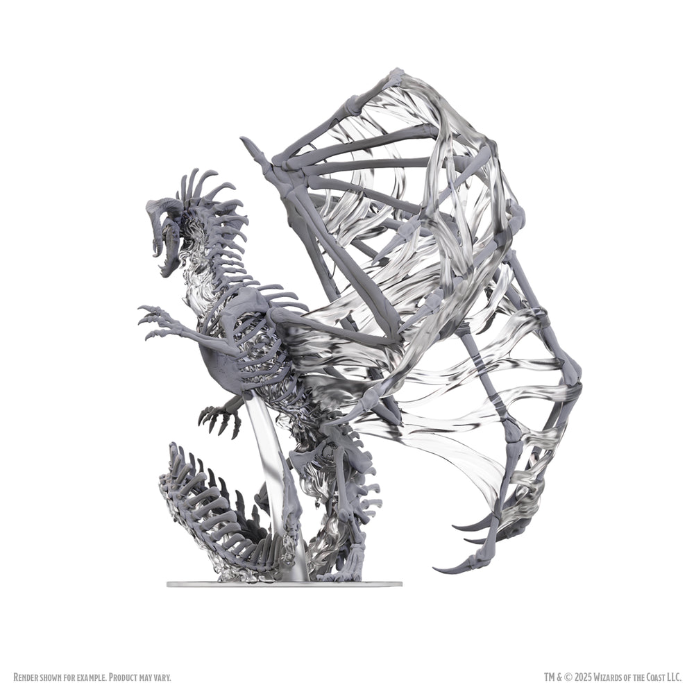 DND UNPAINTED MINIS BLACK DRACOLICH BOXED MINI