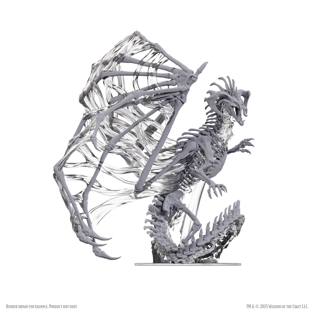 DND UNPAINTED MINIS BLACK DRACOLICH BOXED MINI