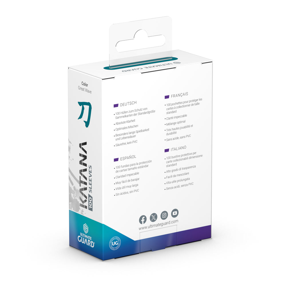 UG SLEEVES KATANA GREAT WAVE 100CT