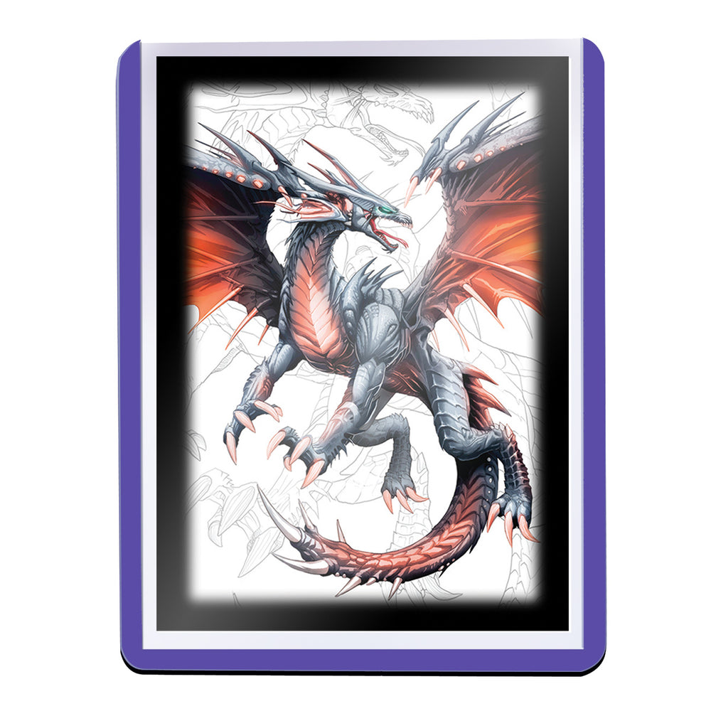 Ultra PRO: Toploader - 3" x 4" (25ct - Purple Border)