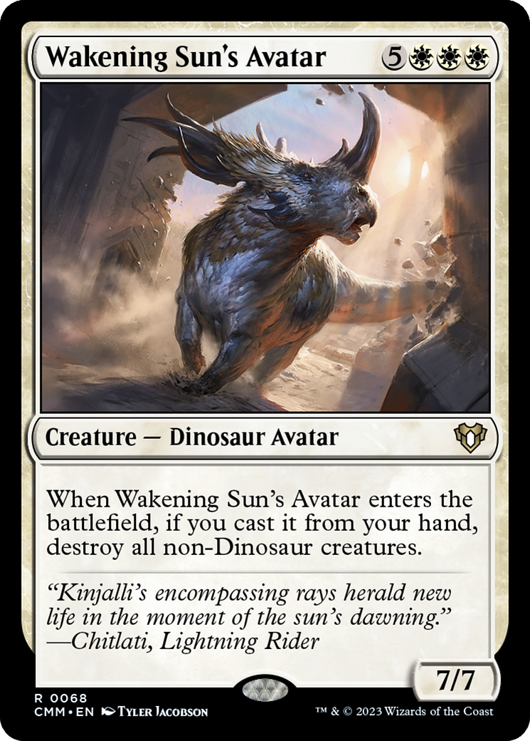 Wakening Sun's Avatar [Commander Masters]