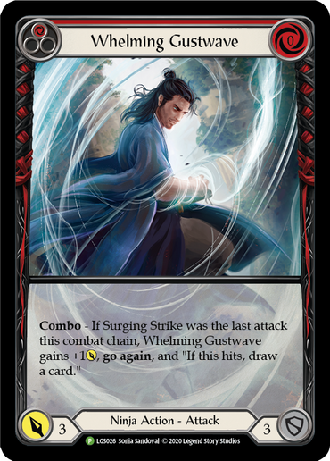 Whelming Gustwave (Red) [LGS026] (Promo)  Rainbow Foil