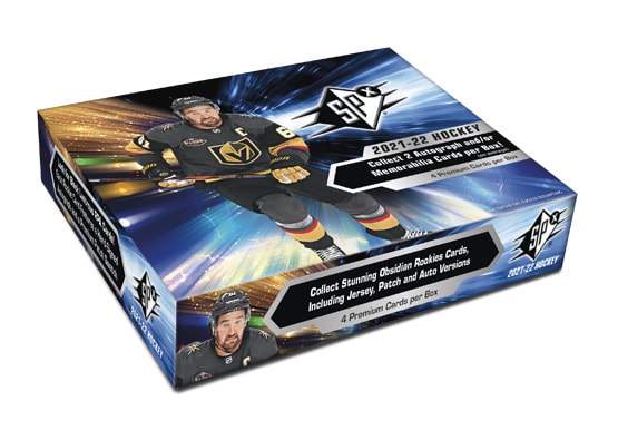 2021-22 UPPER DECK SPX HOCKEY HOBBY BOX