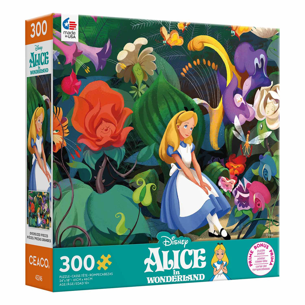 Disney Alice in the Flowers, 300 Pieces