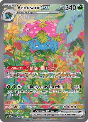 Venusaur ex (198/165) [Scarlet & Violet: 151]