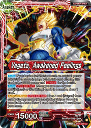 Vegeta // Vegeta, Awakened Feelings (BT24-001) [Beyond Generations]