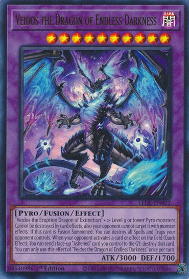 Veidos the Dragon of Endless Darkness [LEDE-EN092] Ultra Rare