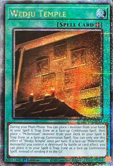 Wedju Temple (Quarter Century Secret Rare) [INFO-EN054] Quarter Century Secret Rare