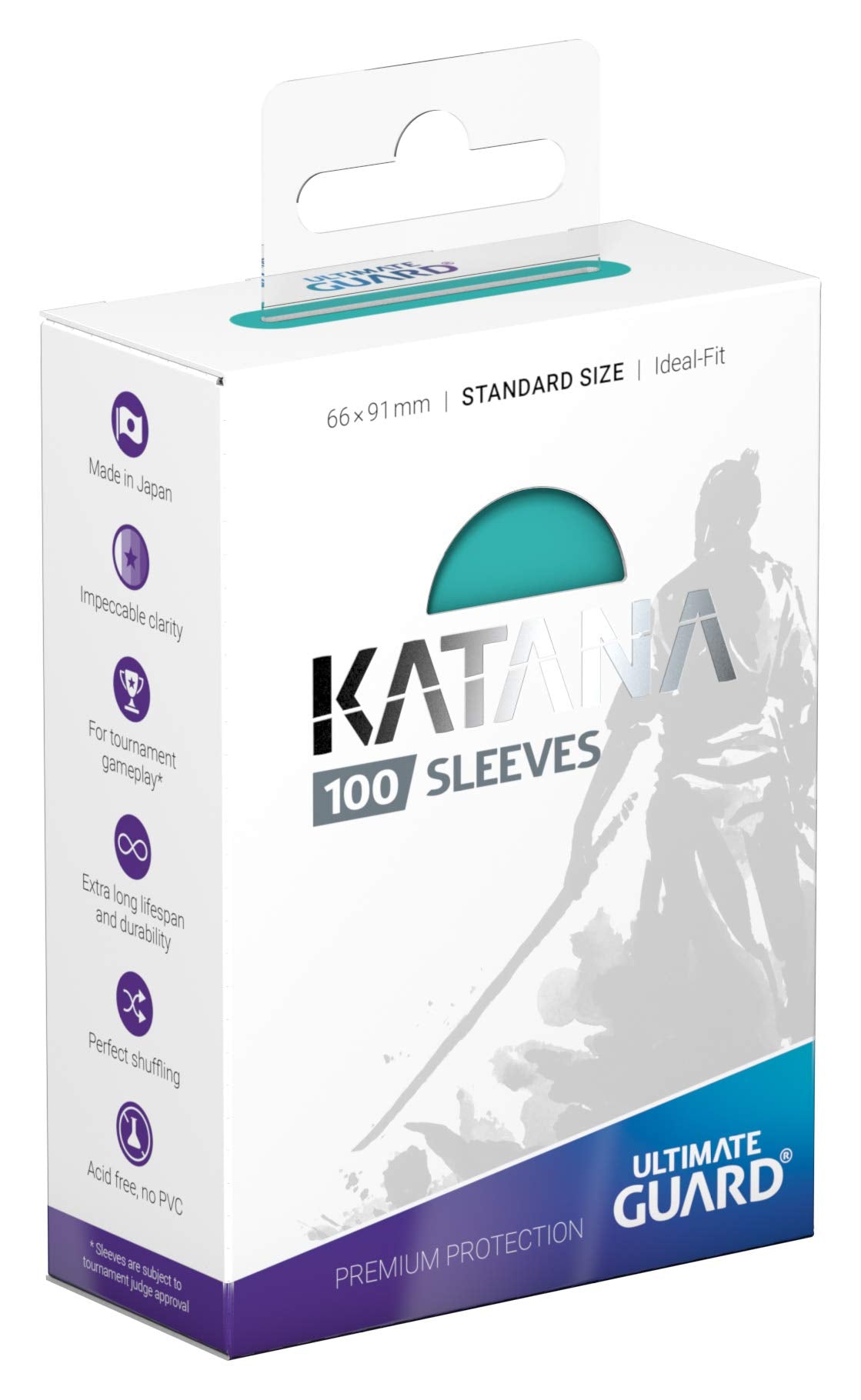 UG SLEEVES KATANA TURQUOISE 100CT