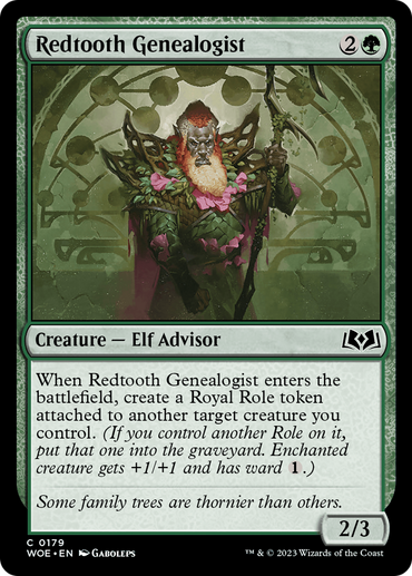 Redtooth Genealogist [Wilds of Eldraine]