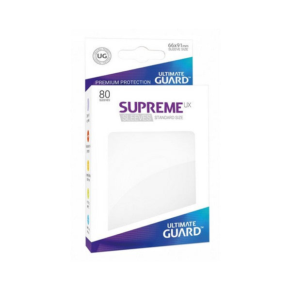 Ultimate Guard Supreme UX Sleeves Standard Size White (80)