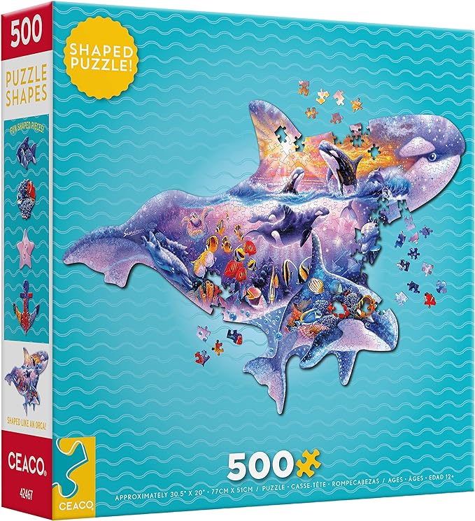 Puzzle en forme - Orca - Puzzle de 500 pièces