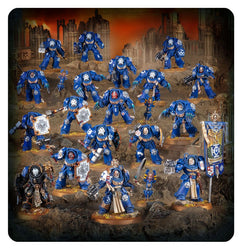 WARHAMMER 40K  -  SPACE MARINES  -  BATTLEFORCE - CRUX TERMINATUS