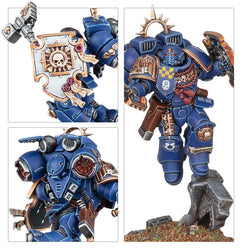 WARHAMMER 40K  -  SPACE MARINES  -  CAPTAIN WITH JUMP PACK AND RELIC SHIELD