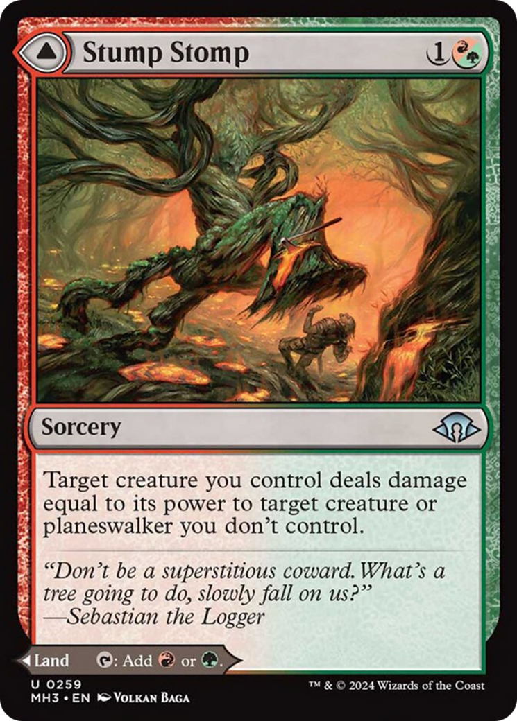 Stump Stomp // Burnwillow Clearing [Modern Horizons 3]