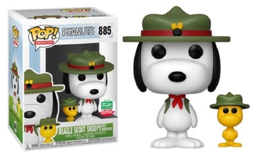 #885 Beagle Scout Snoopy With Woodstock
