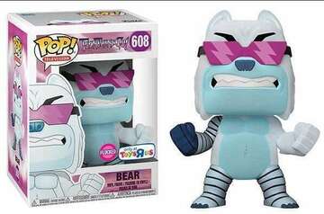 #608 Bear (The Night Begins To Shine) (Flocked)
