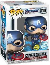 #1198 Captain America with Electrified Mjolnir (Metallic | Glow in the Dark)