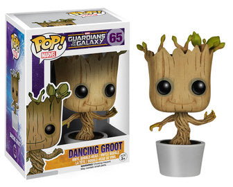 #65 Dancing Groot in Pot (White)