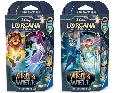 Disney Lorcana: Whispers in the Well - Starter Decks (Pre-Order) - Bundle of 2