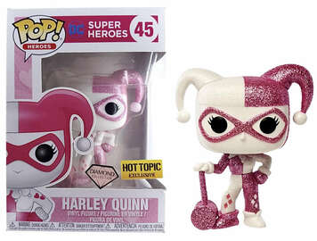 #45 Harley Quinn (Pink Hearts | Diamond Glitter)