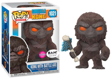#1021 Kong with Battle Axe (Flocked)