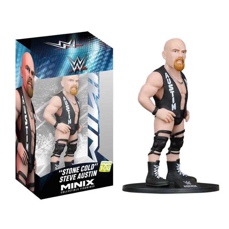 #108 MINIX 12CM SPORTS WWE STONE COLD STEVE AUSTIN