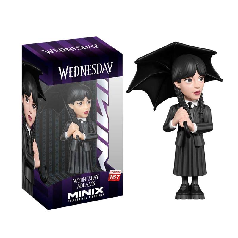 #167 MINIX 12CM TV WEDNESDAY NETFLIX WEDNESDAY UMBRELLA