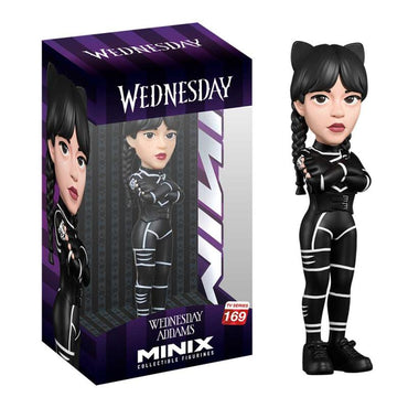 #169 MINIX 12CM TV WEDNESDAY NETFLIX WEDNESDAY CAT SUIT