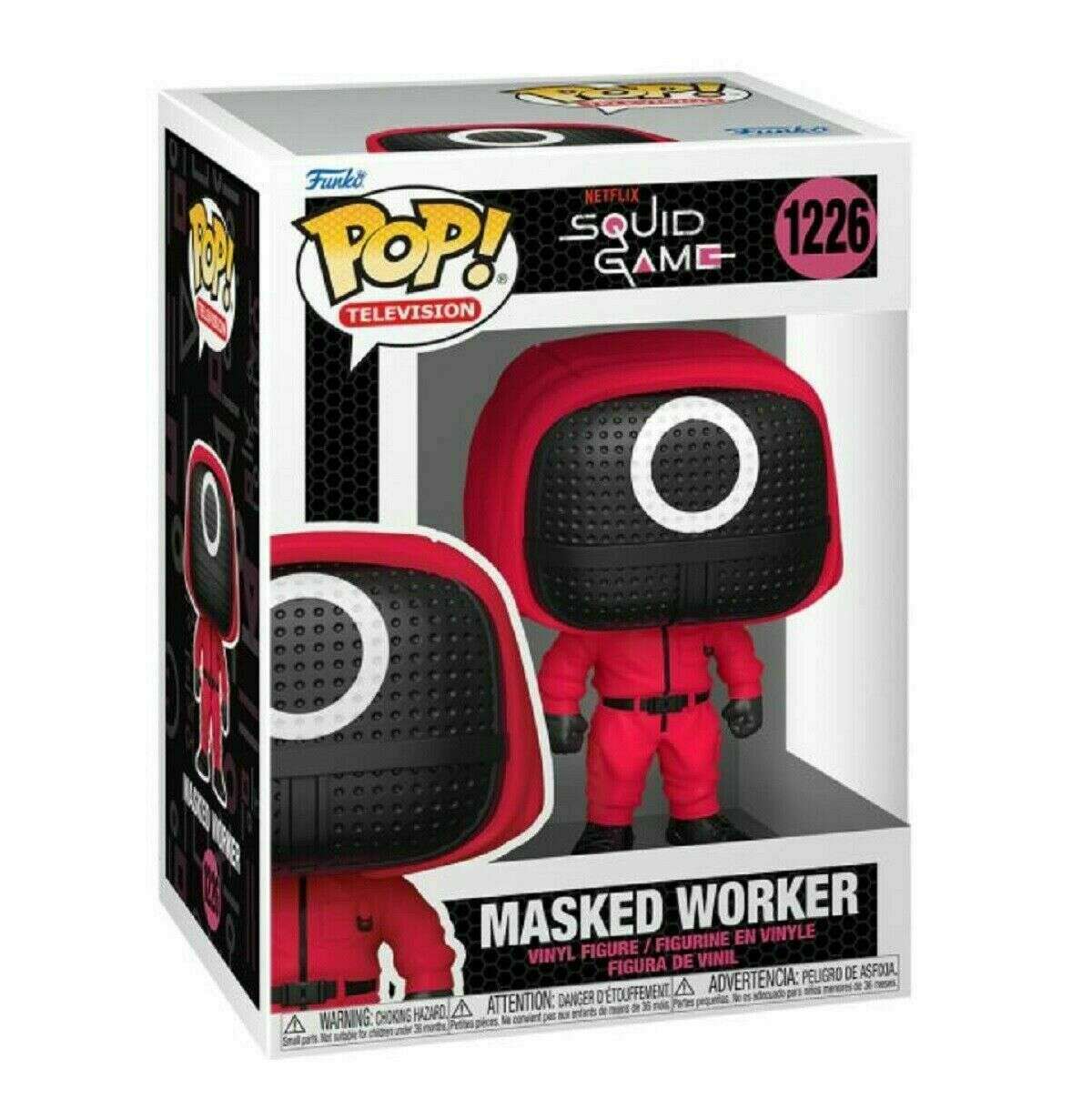 #1226 Masked Worker (Round)