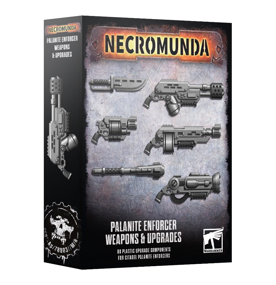 NECROMUNDA  -  ENFORCER WEAPONS & UPGRADES