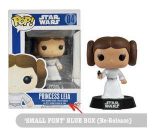 #04 Princess Leia Blue Box Small Font