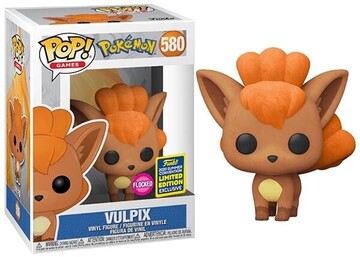 #580 Vulpix Flocked Summer Convention Exclusive
