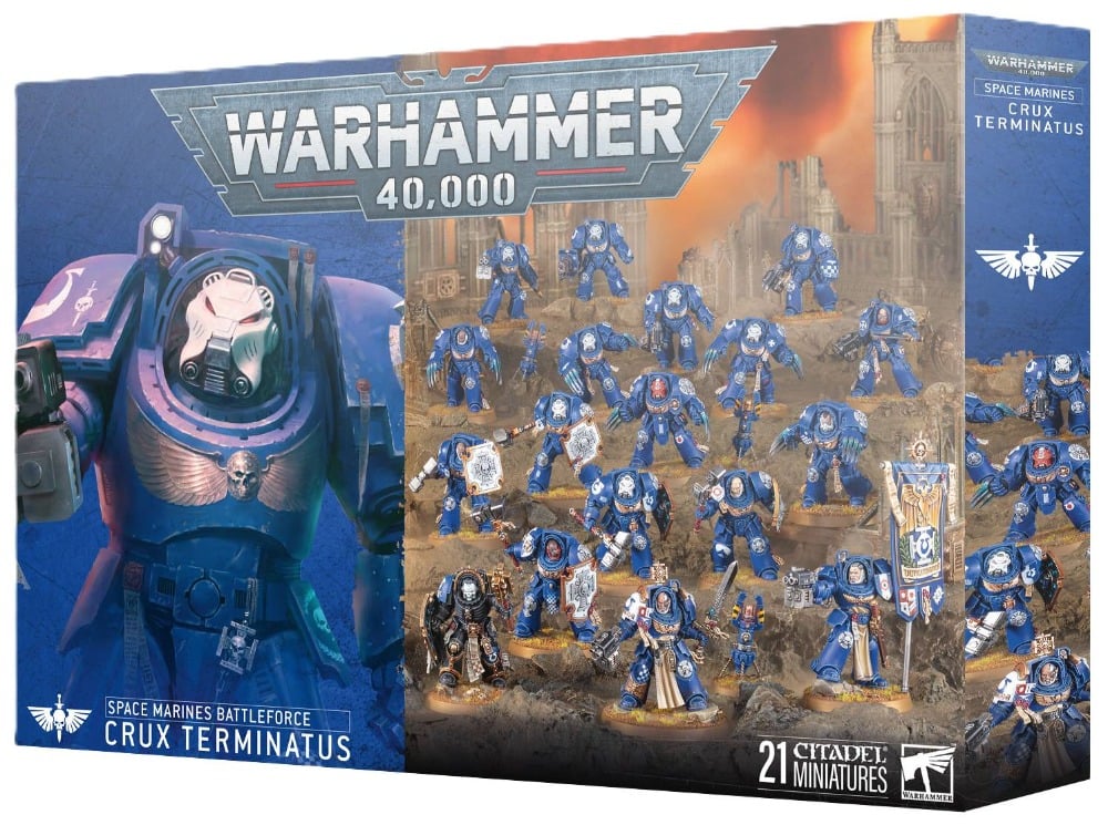 WARHAMMER 40K  -  SPACE MARINES  -  BATTLEFORCE - CRUX TERMINATUS