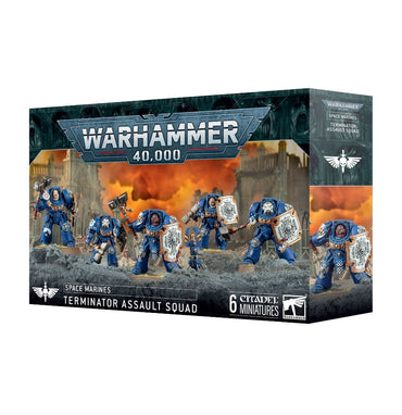 WARHAMMER 40K  -  SPACE MARINES  -  TERMINATOR ASSAULT SQUAD